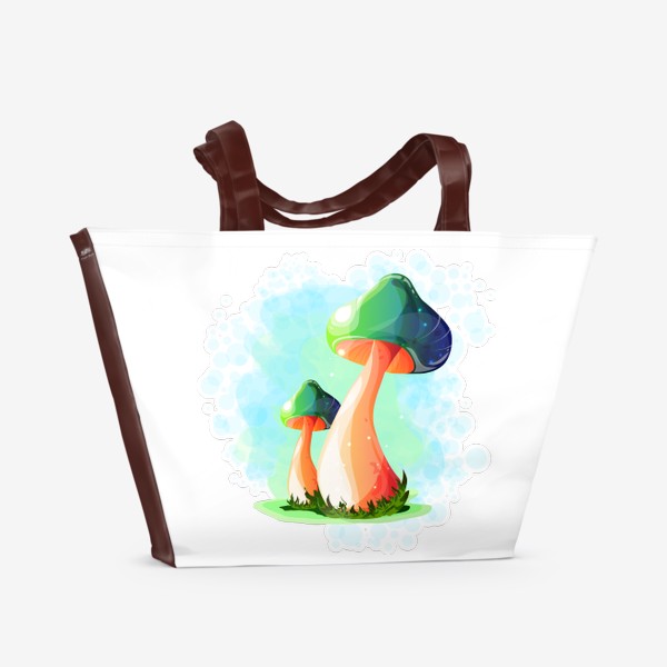 Пляжная сумка «Волшебные грибы»