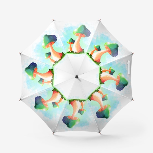 Зонт «Волшебные грибы»