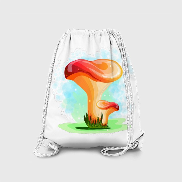 Рюкзак «Сказочный груздь. Яркий гриб.»