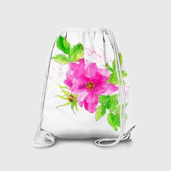 Рюкзак «Неоновый розовый шиповник 3»