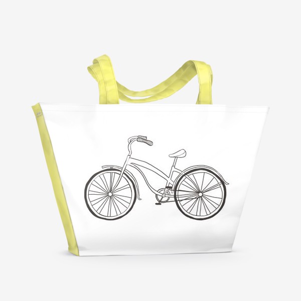 Пляжная сумка «Велосипед.»