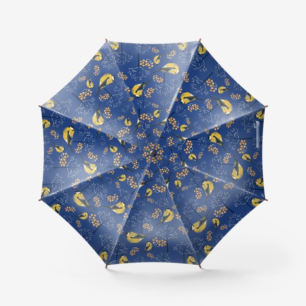 Зонт «Паттерн «Синички»»
