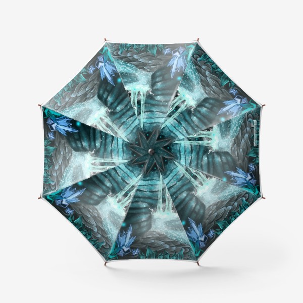 Зонт «Пещера с кристаллами»