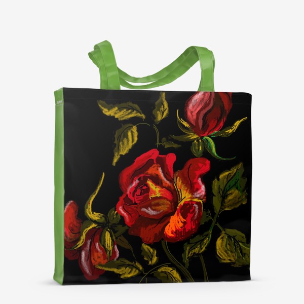 Сумка-шоппер «Розы в темноте»
