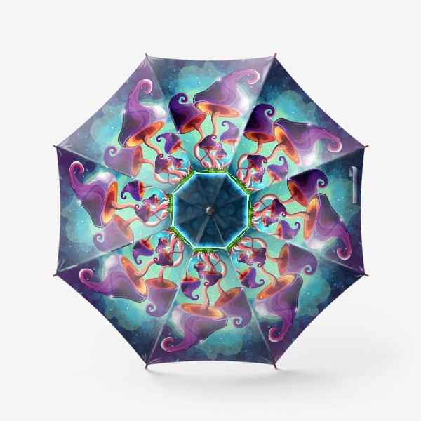 Зонт «Магические грибы.»