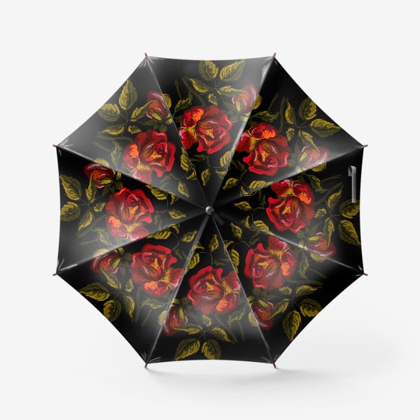 Зонт &laquo;Розы в темноте&raquo;