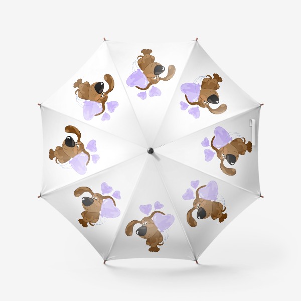 Зонт «Собака с шариками»