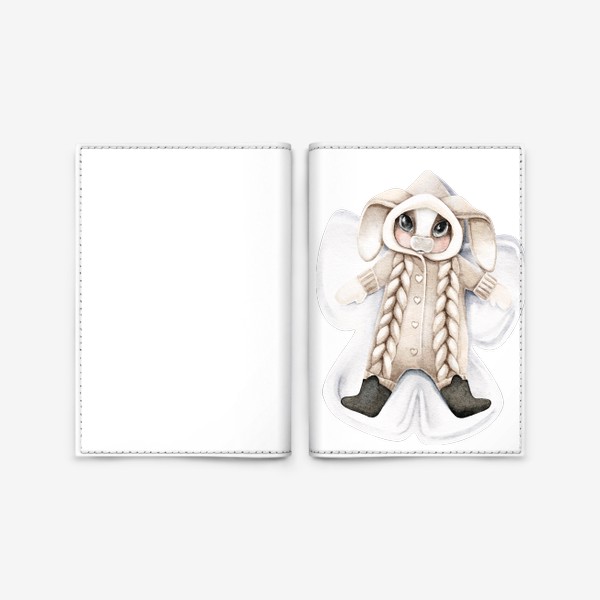 Обложка для паспорта «Снежный ангел»