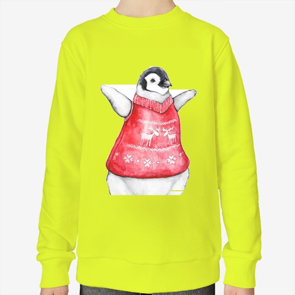 Свитшот «Пингвин в свитере»