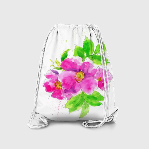 Рюкзак «Неоновый розовый шиповник 2»