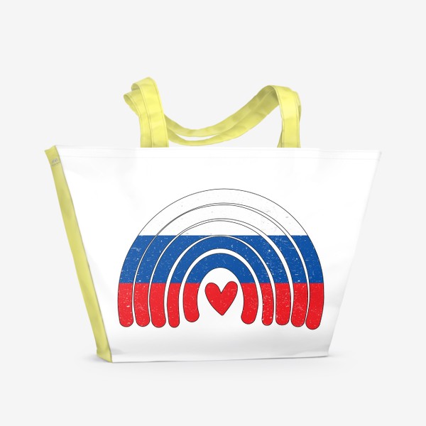 Пляжная сумка «Флаг России»