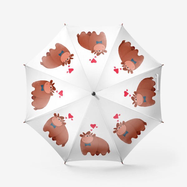 Зонт «Влюбленный Бык»