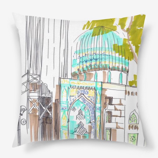 Подушка «Мечеть на Кронверкском. Спб»