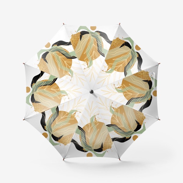 Зонт «Абстрактная цветочная композиция»