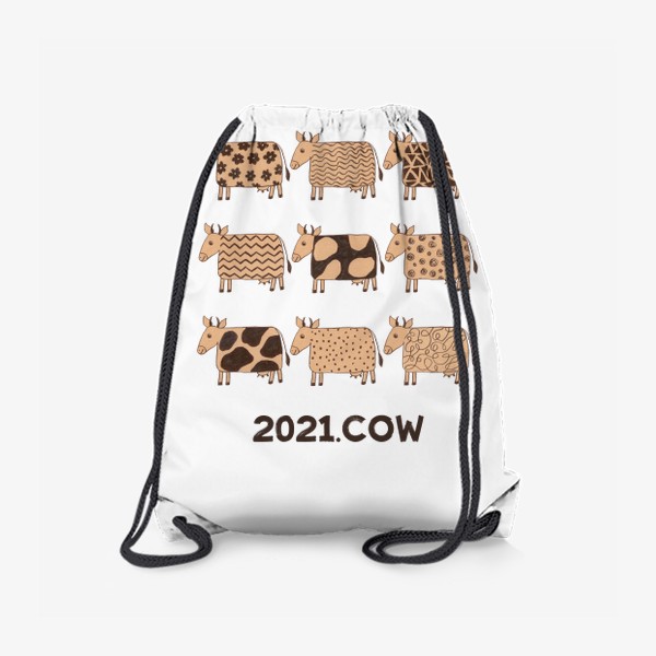 Рюкзак «2021-й год коровы (2021.cow)»