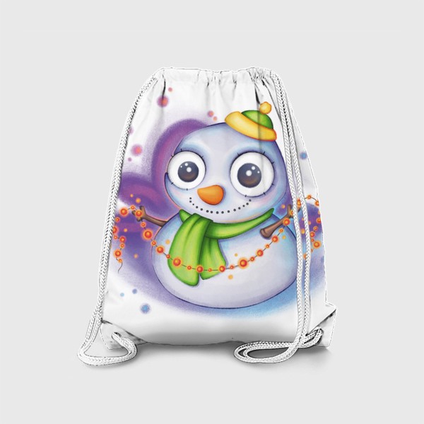 Рюкзак «Cute Christmas Snowman»