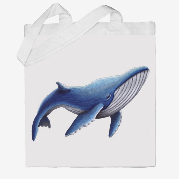 Сумка хб «Синий кит»