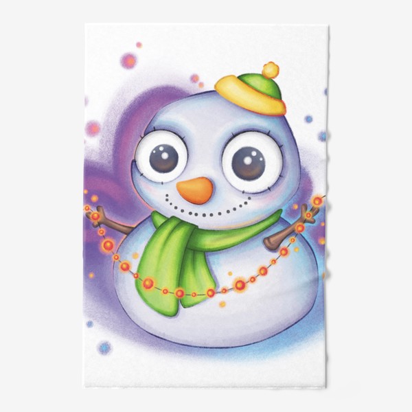 Полотенце «Cute Christmas Snowman»