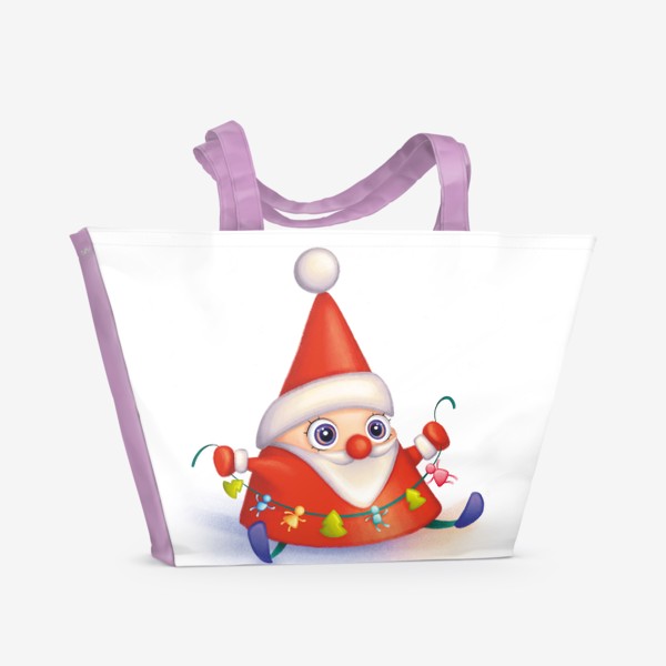 Пляжная сумка «Cute Santa»