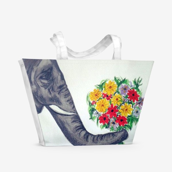 Пляжная сумка «С любовью, Слон»
