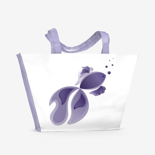 Пляжная сумка «Lavender Fish»