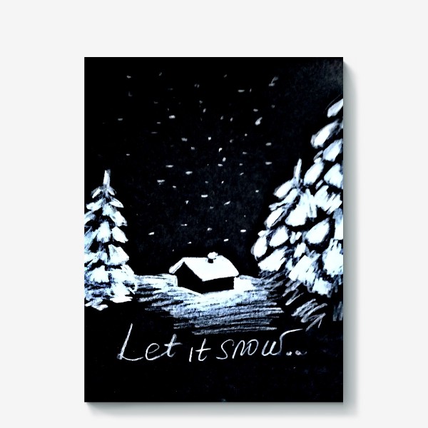 Холст «let it snow»