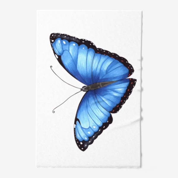 Полотенце «Голубая бабочка»