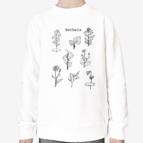 Свитшот «Herbals. Botanica. »