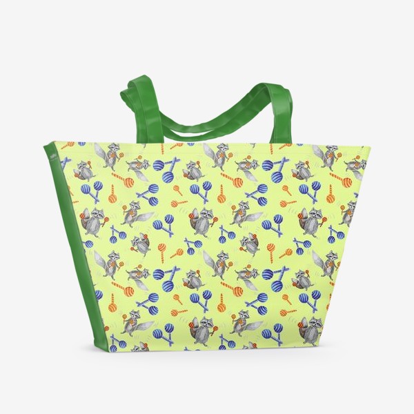 Пляжная сумка «Веселые еноты2»