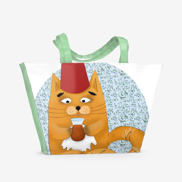 Пляжная сумка «стамбульский кот»