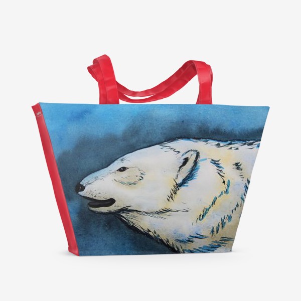 Пляжная сумка «Полярный медведь»