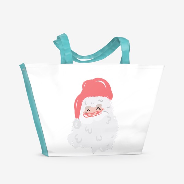 Пляжная сумка «Дед мороз »