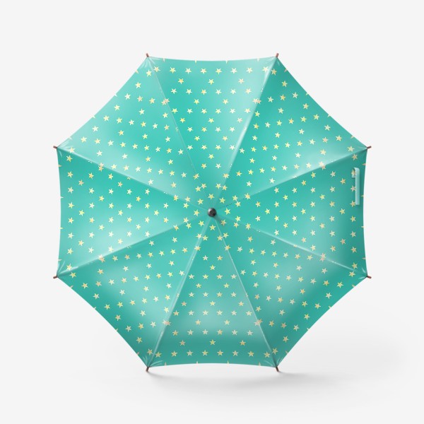 Зонт «Звезды на бирюзовом»