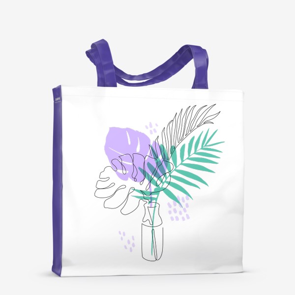 Сумка-шоппер «Тропическая ваза»