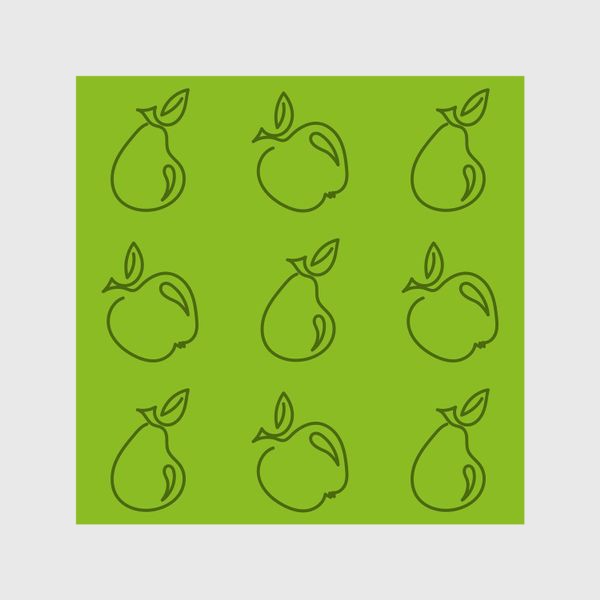 Шторы «Яблоки и груши»