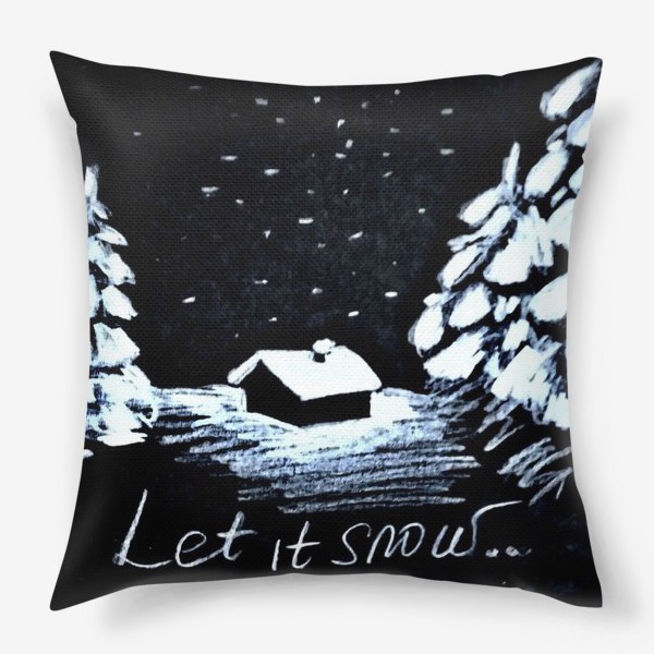 Подушка «let it snow»