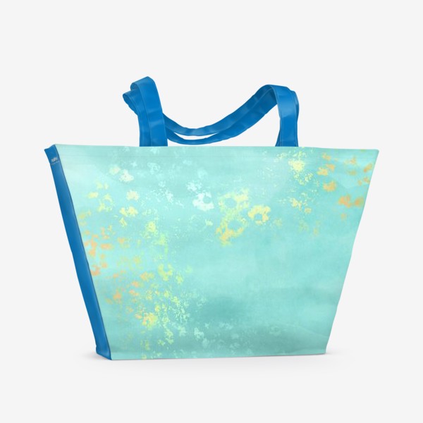 Пляжная сумка «Голубая абстракция»