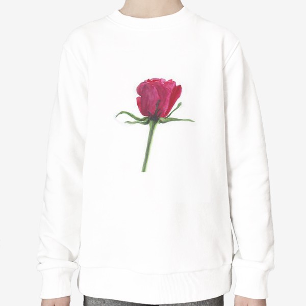 Свитшот «розовая роза»