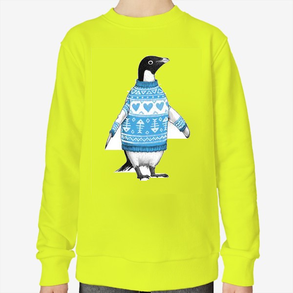 Свитшот &laquo;Пингвин в свитере&raquo;