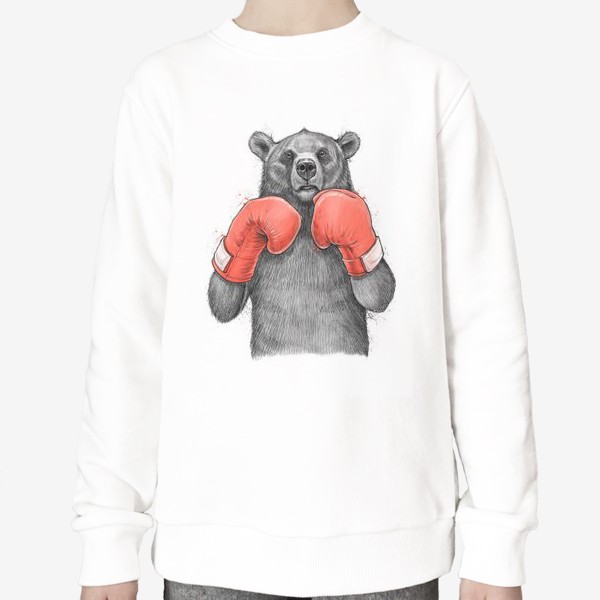 Свитшот «Медведь боксер»