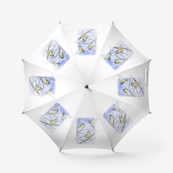 Зонт «Синички»