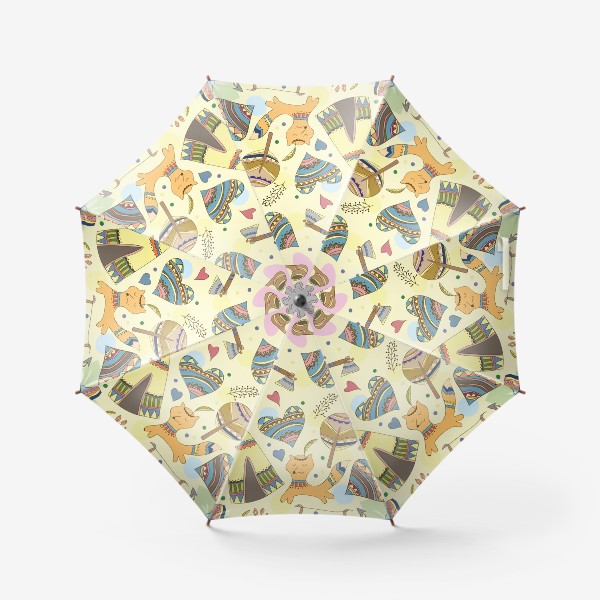 Зонт «Индийский летний узор»