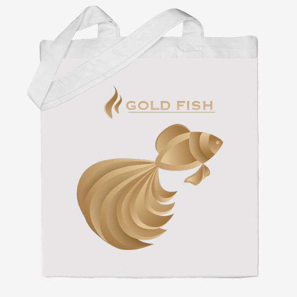 Сумка хб «Gold Fish»