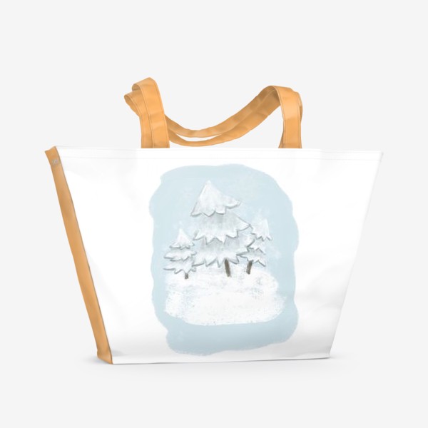 Пляжная сумка «Три елки»