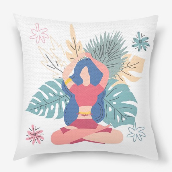 Подушка «Медитация, йога, покой и равновесие»