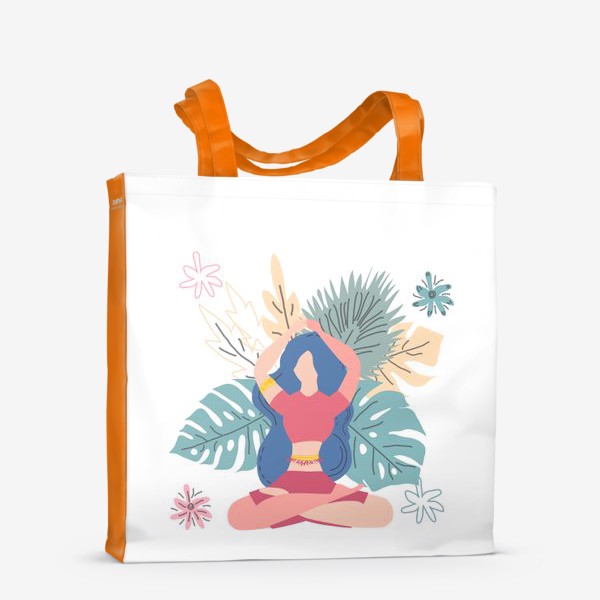 Сумка-шоппер «Медитация, йога, покой и равновесие»