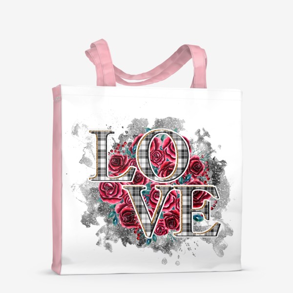 Сумка-шоппер «Любовь и розы»