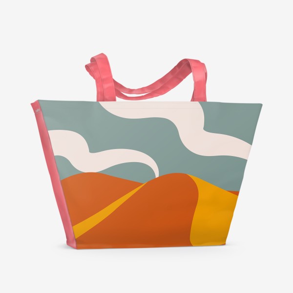 Пляжная сумка «Абстрактная пустыня»