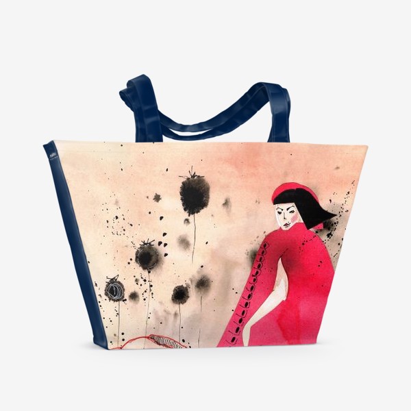 Пляжная сумка «fashion poppies»