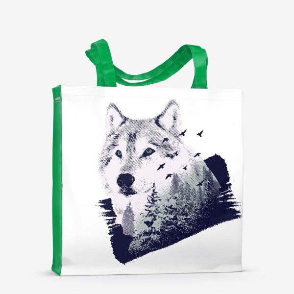 Сумка-шоппер «Волк - Дух Леса»